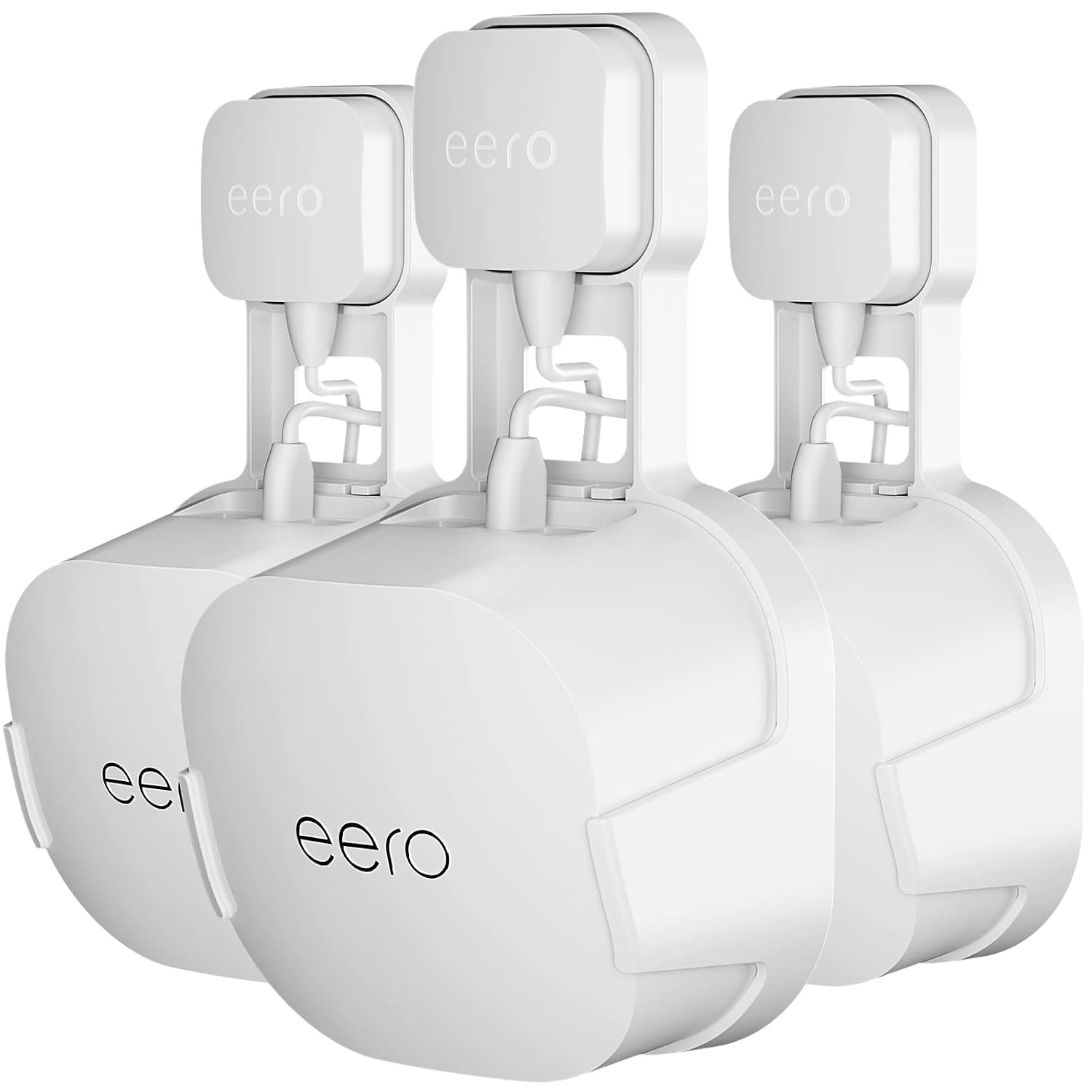 3 Pack Outlet Wall Mount Holder for eero 6 and Eero 6+
