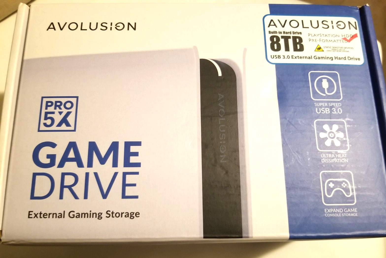Avolusion Pro 5U 8TB External Hard Drive - New sealed