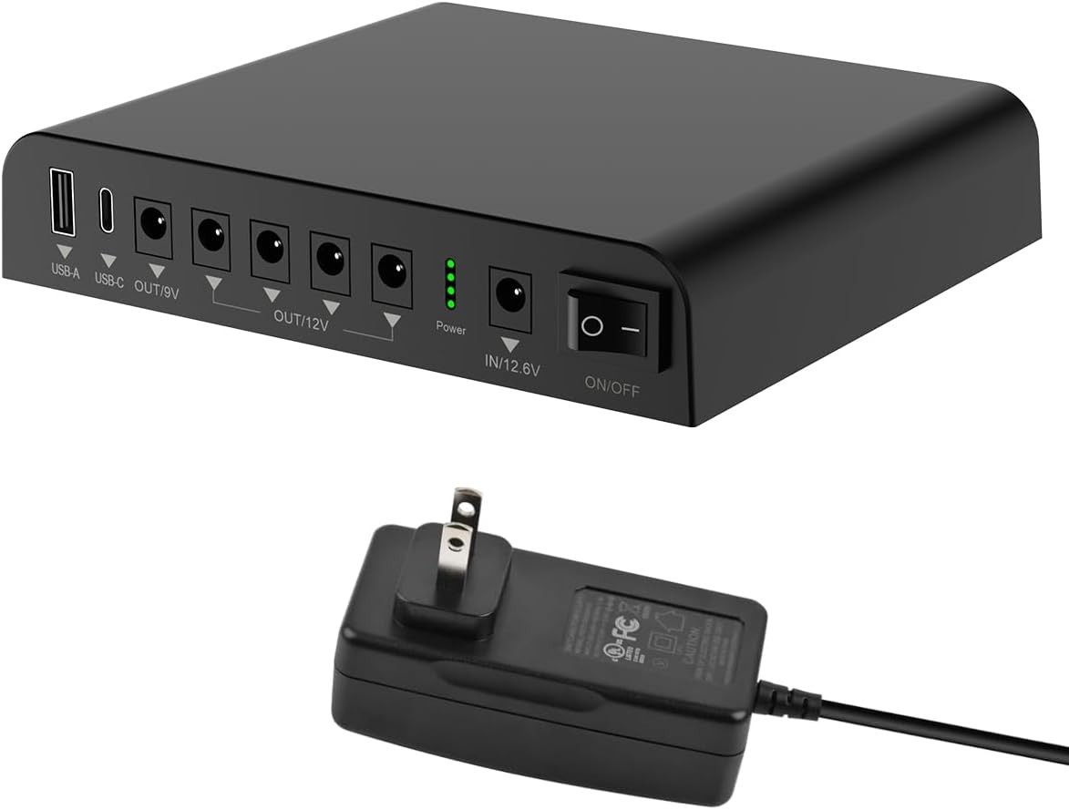 TalentCell Mini UPS Uninterrupted Power Supply 27000mAh 98Wh Lithium ion Back...