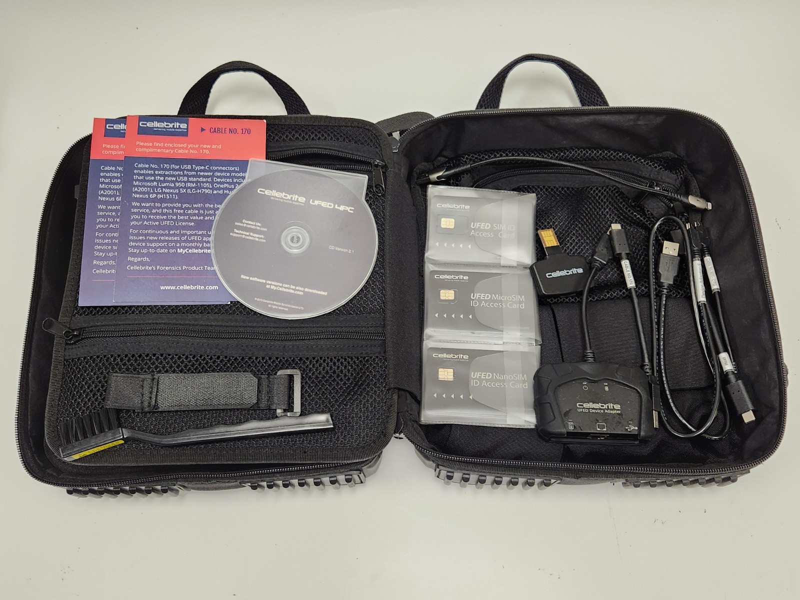 Cellbrite UFED Digital Forensics Kit for Mobile Devices w/ UFED Device Adapter