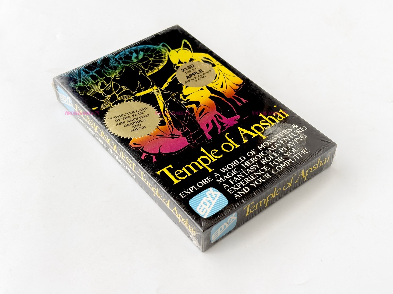 Temple of Apshai - Epyx - 1980 / Apple II - Sealed