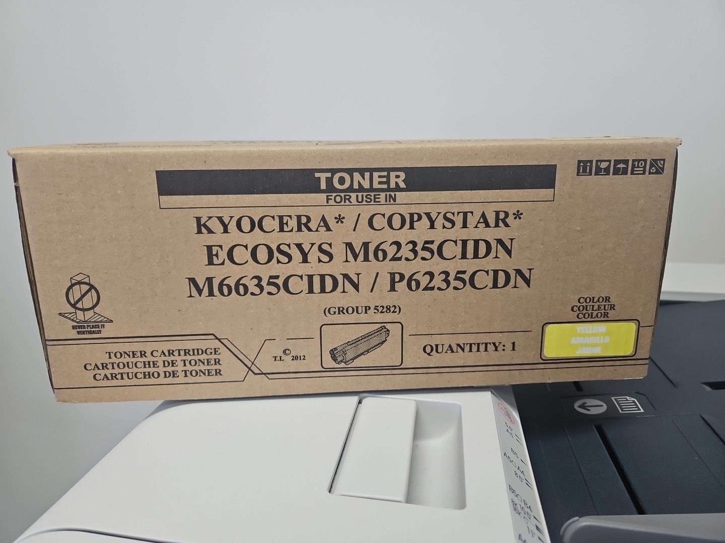 Kyocera/ Copystar Compatible Yellow Toner For M6035, M6535-CIDN, P6035CDN New