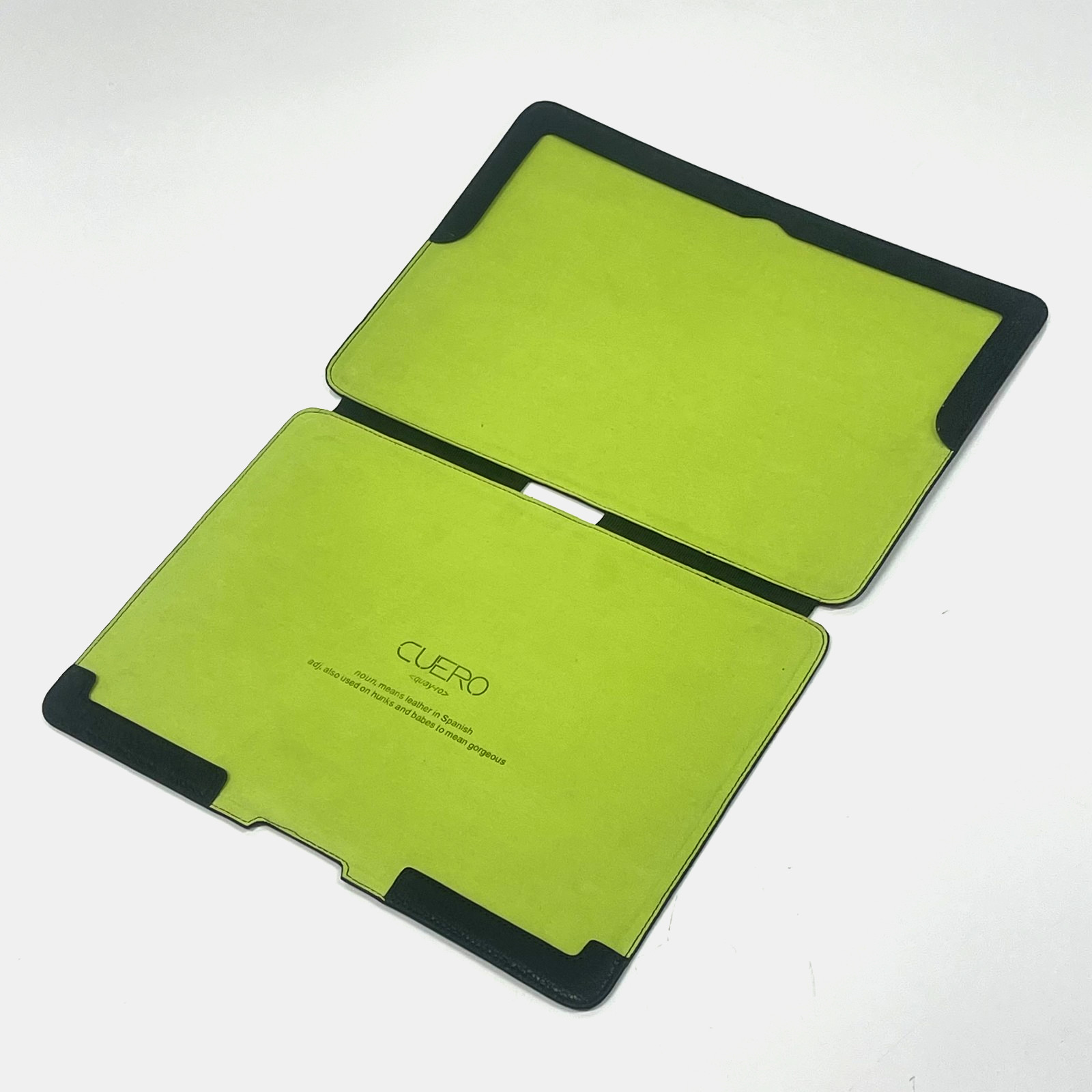 Viva Madrid Cuero Genuine Leather Slimfit Case Black for Macbook 13" 2010-2017