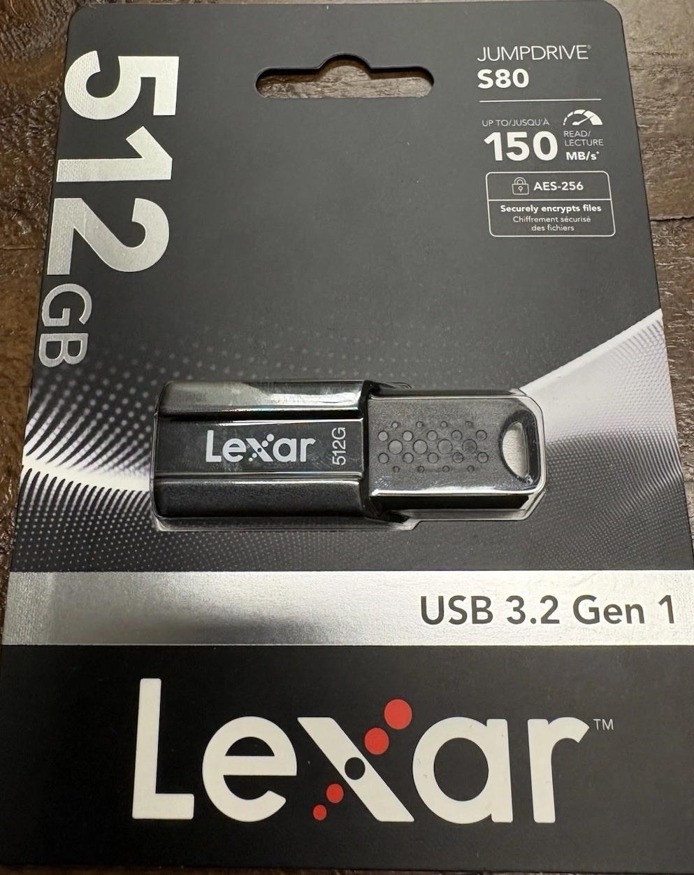Lexar Jumpdrive S80 512GB USB 3.2 Flash Drive up to 150MB/s - New