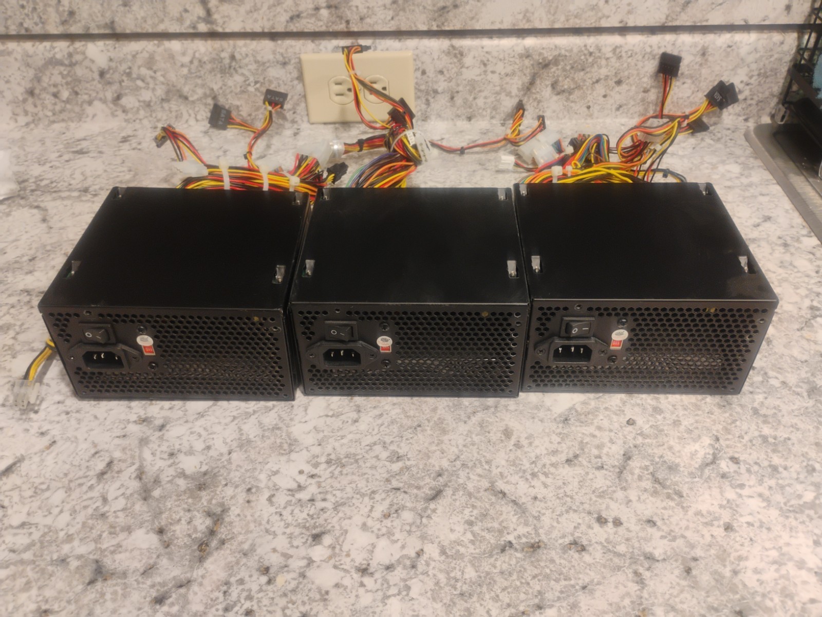 Lot Of 3 Cooler Master RS-500-PCAR-I3 PS V2.3 500W