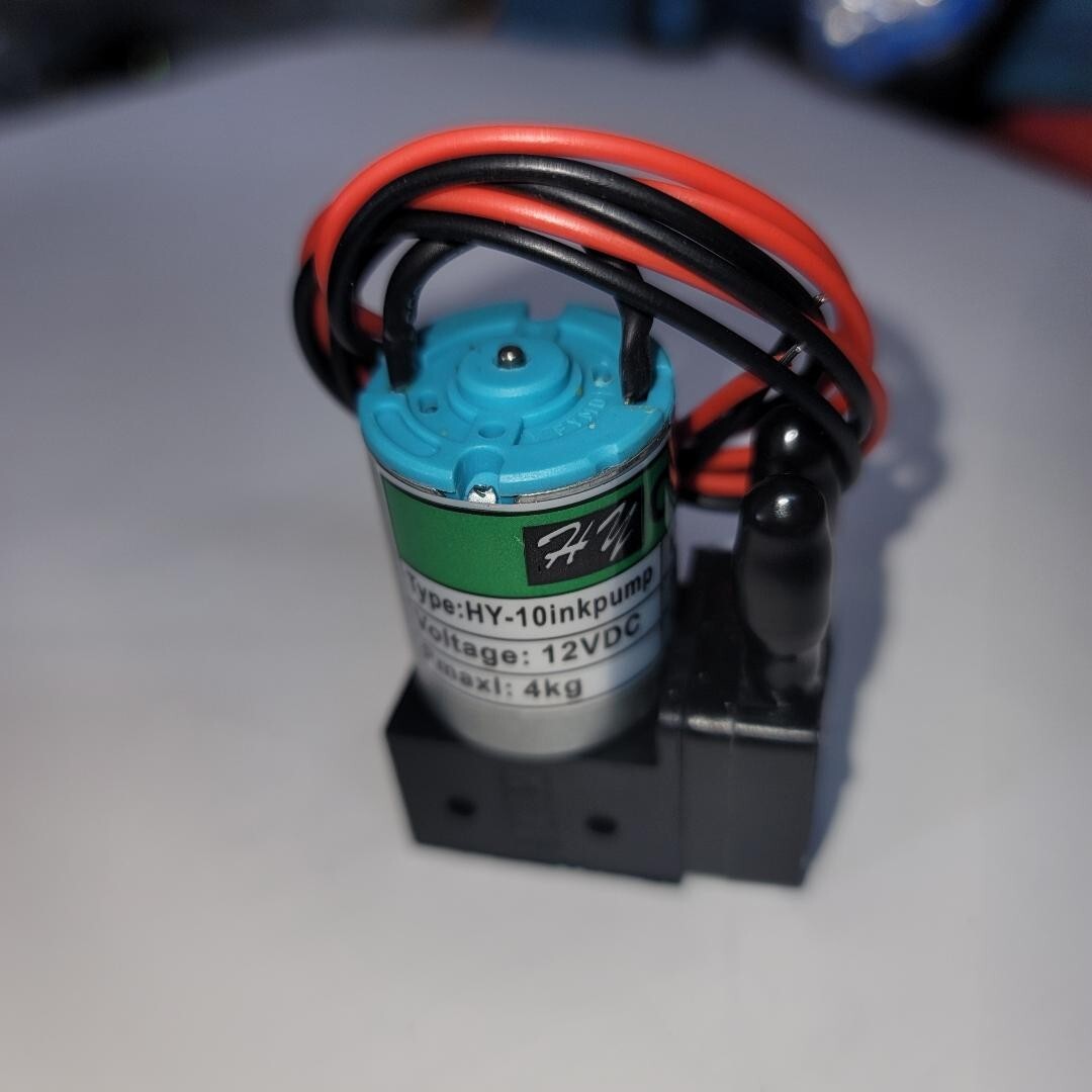 Small Ink Pump HY-10  DC12V 3W, Flow 100ml/min for Large Format Printer