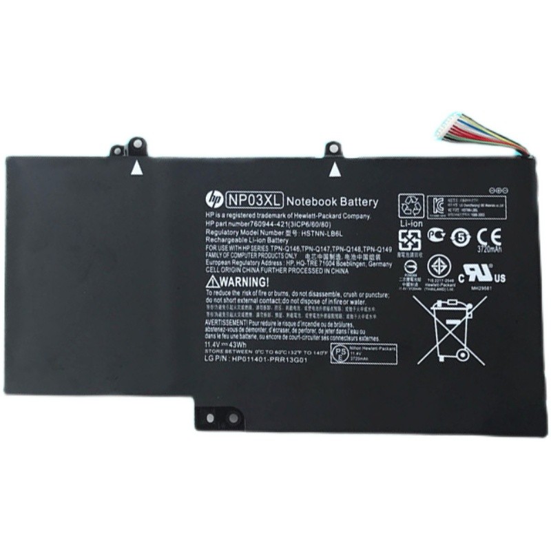 Genuine Battery NP03XL For HP Envy X360 15-U 15T-U Series HSTNN-LB6L 760944-421
