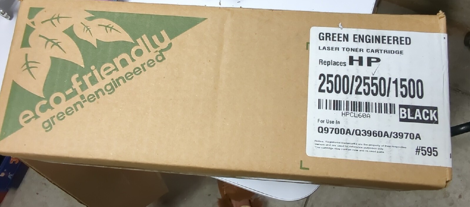 ECO-FRIENDLY  Toner Cartridge replaces HP C9701A/Q3961A/Q3971A CYAN NEW