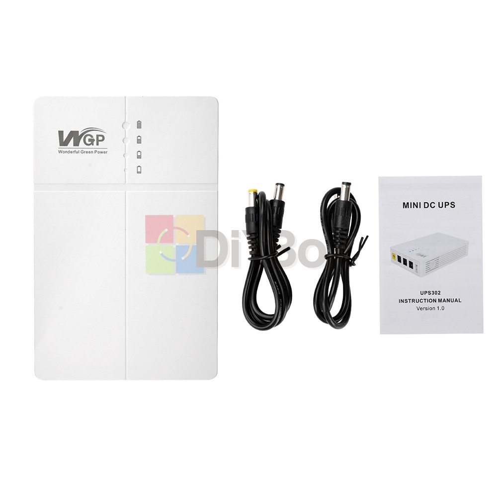 DC9/12V Router UPS Uninterruptible Power Supply 21700 13500mAh Backup Power Bank