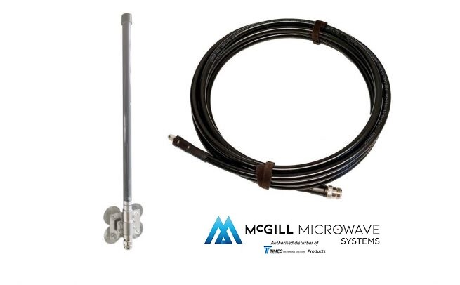 Helium INTERNAL Window Mount Kit EU868 6DBI McGill Microwave Systems