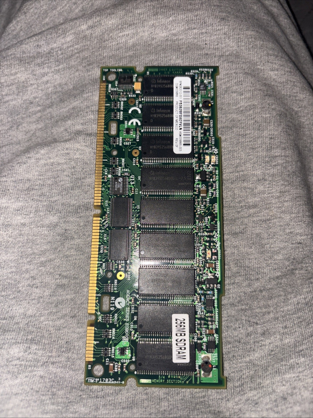 HP Compaq 262012-001 MSA1000 Smart Array 256MB SDRAM Cache Module No Battery