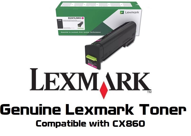 Mostly New Genuine Lexmark 82K1UM0 Magenta Ultra Hi Yld Toner 80% CX860