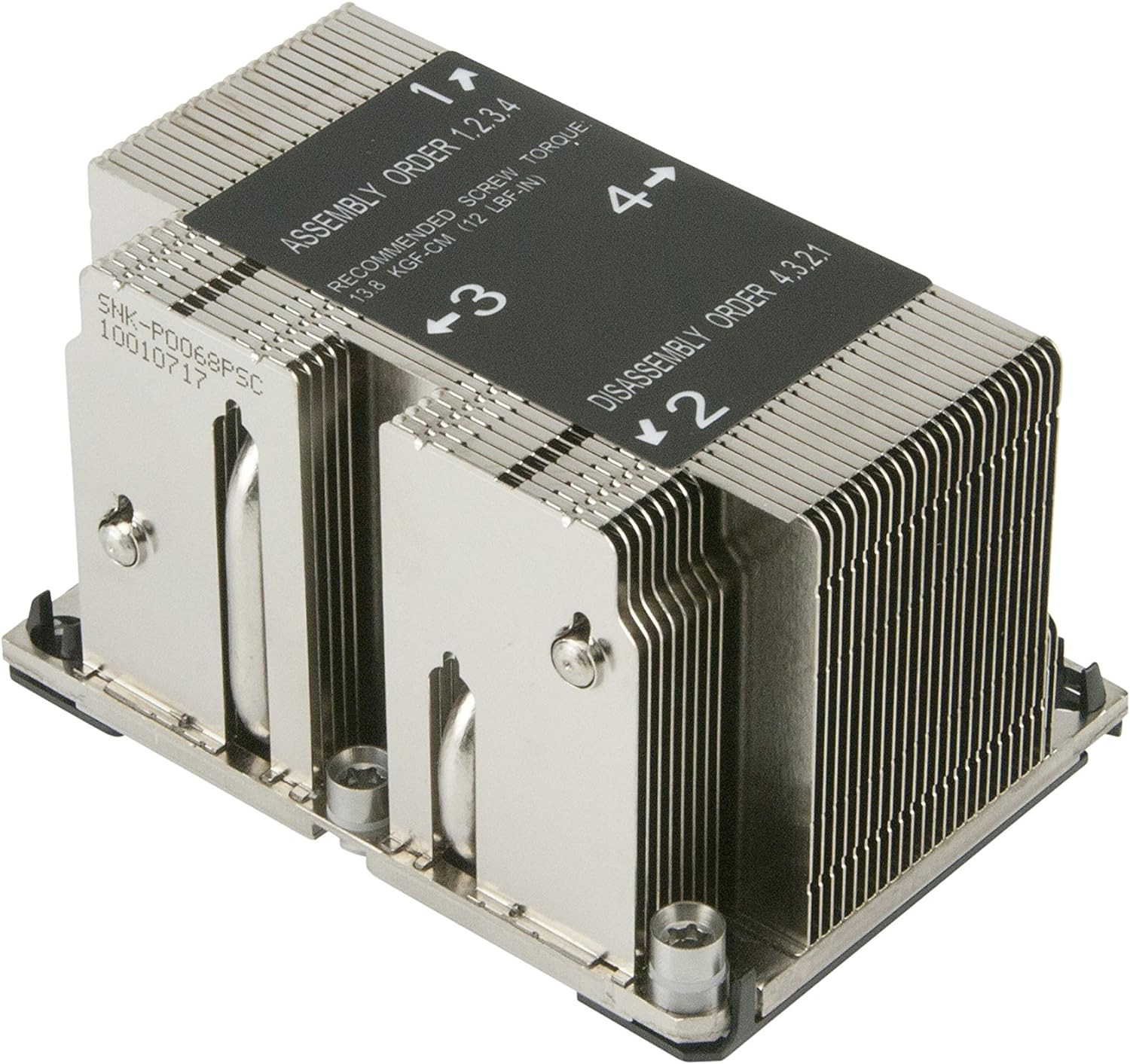 SNK-P0068PSC LGA 3647-0 2U &UP X11 Purley Platform CPU Heat Sink