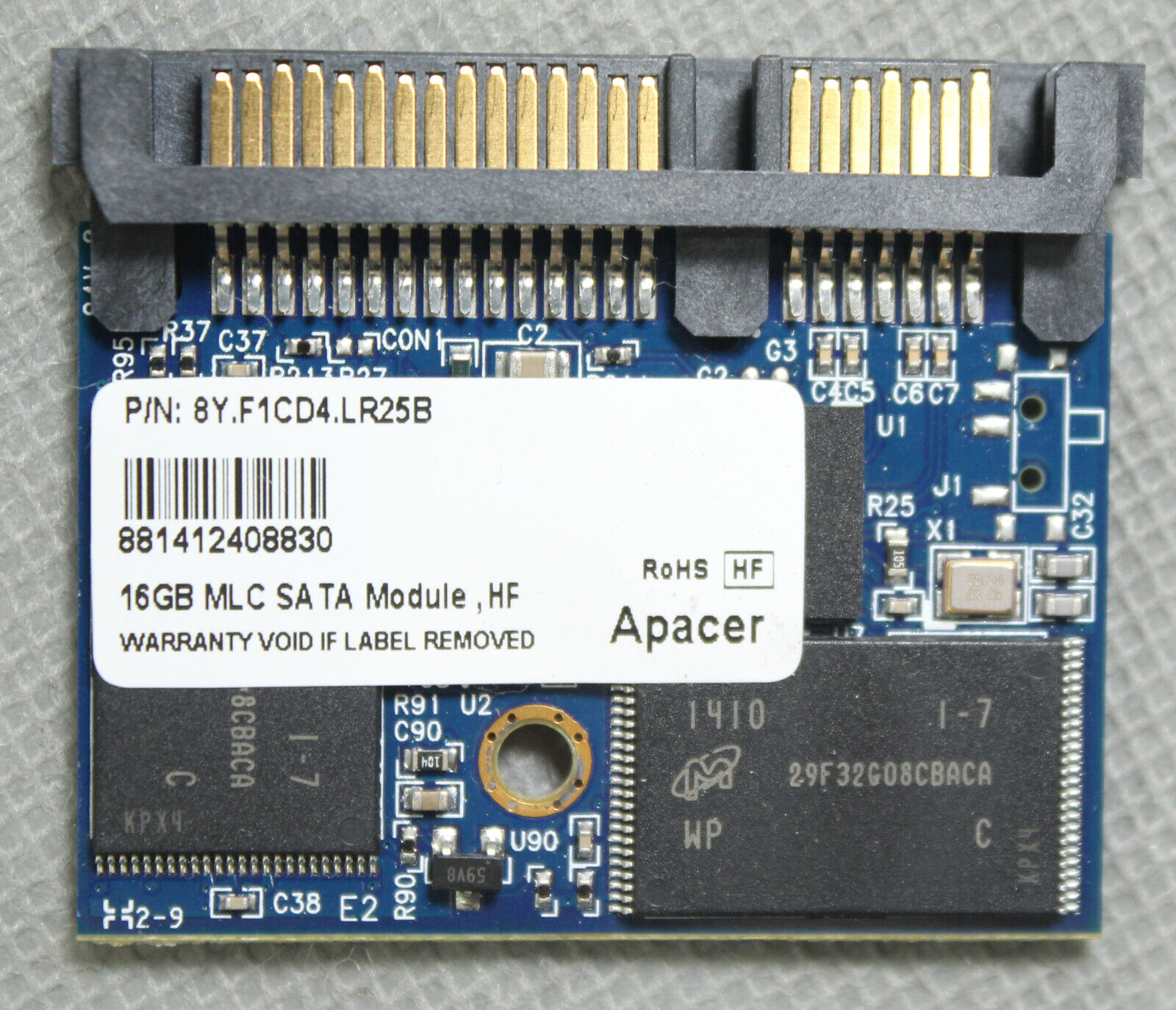 Apacer 16GB SSD Solid State Hard Drive 8Y.F1CD4.LR25B MLC Half Slim SATA