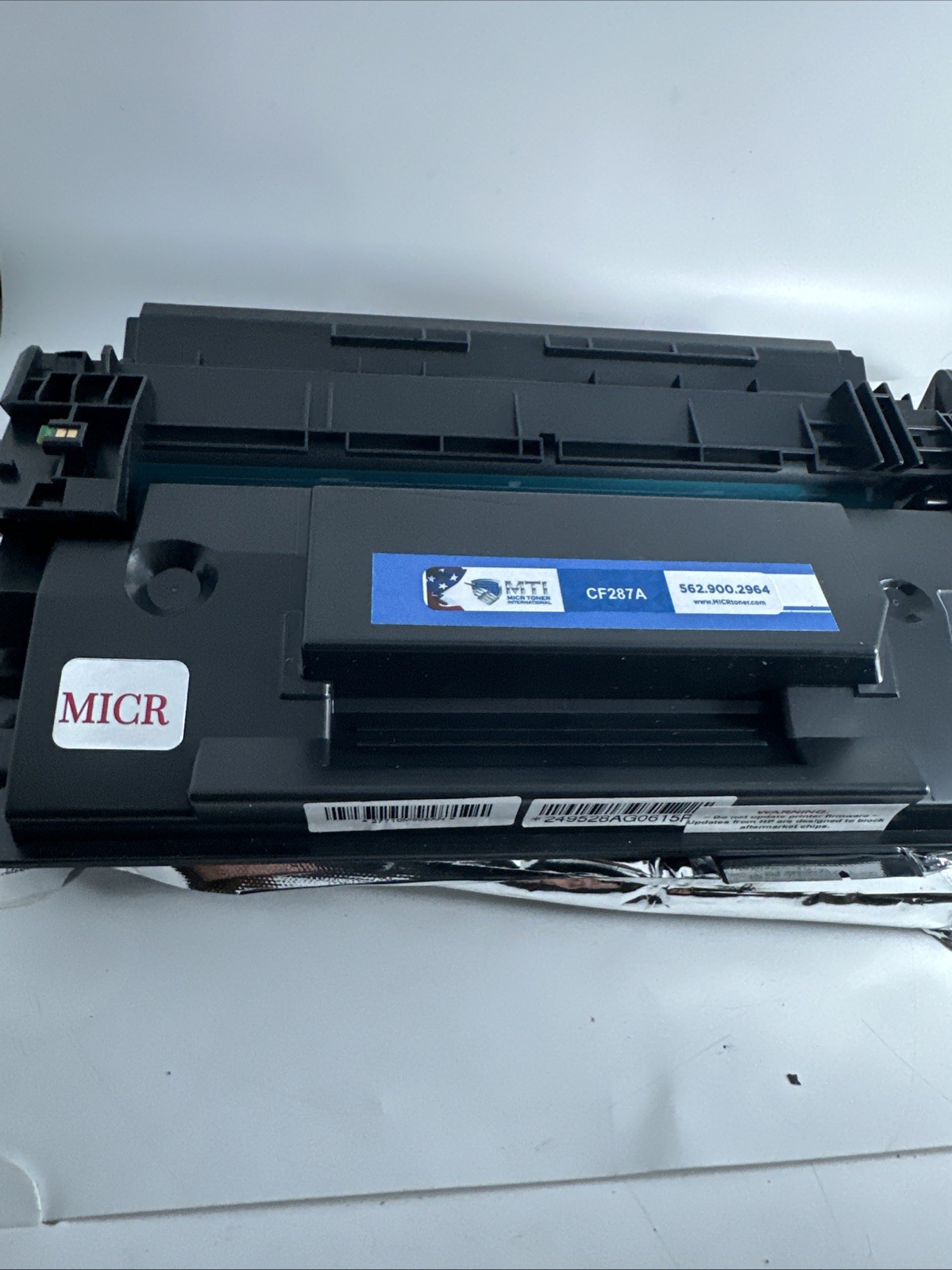 MICR CF287A HP 87A Black Toner Cartridge Open Never Install