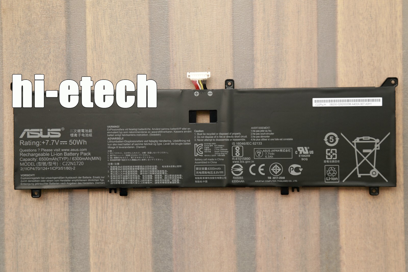 New Genuine C22N1720 C22PYJH Battery for Asus ZenBook S UX391FA UX391UA Series