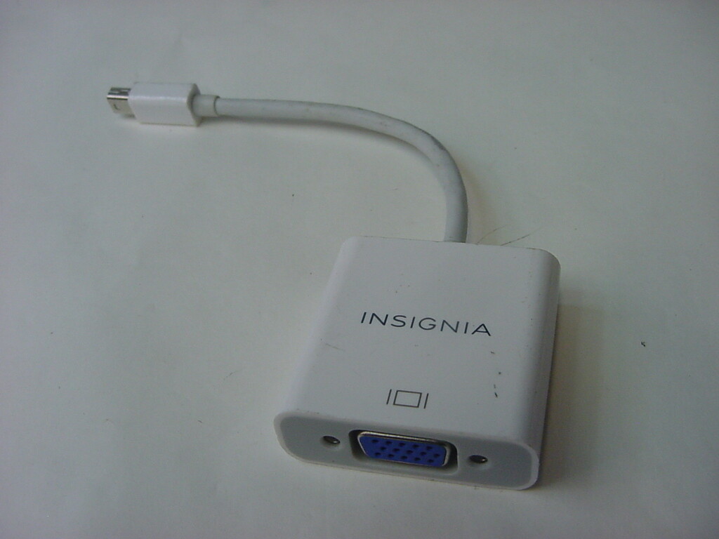 INSIGNIA MINI DISPLAYPORT TO VGA ADAPTER CORD CABLE ADAPTER