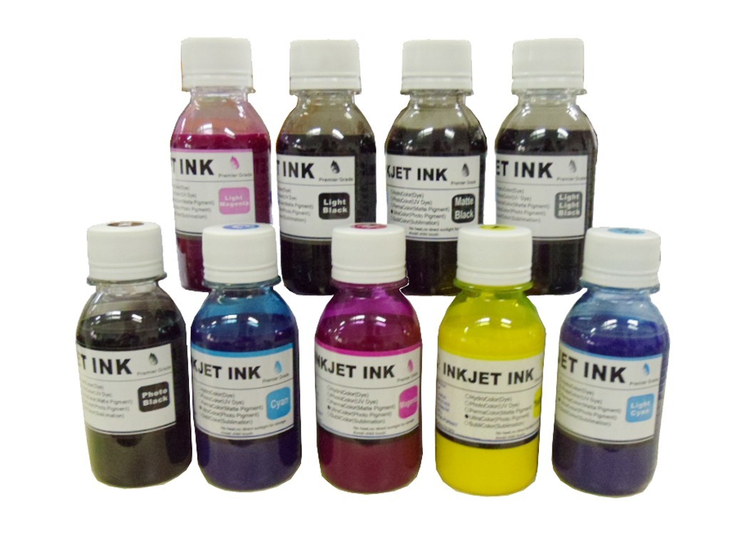 9x100ml ND® Pigment non-original Refill Inks for cartridge 59 T059 Photo R2400 