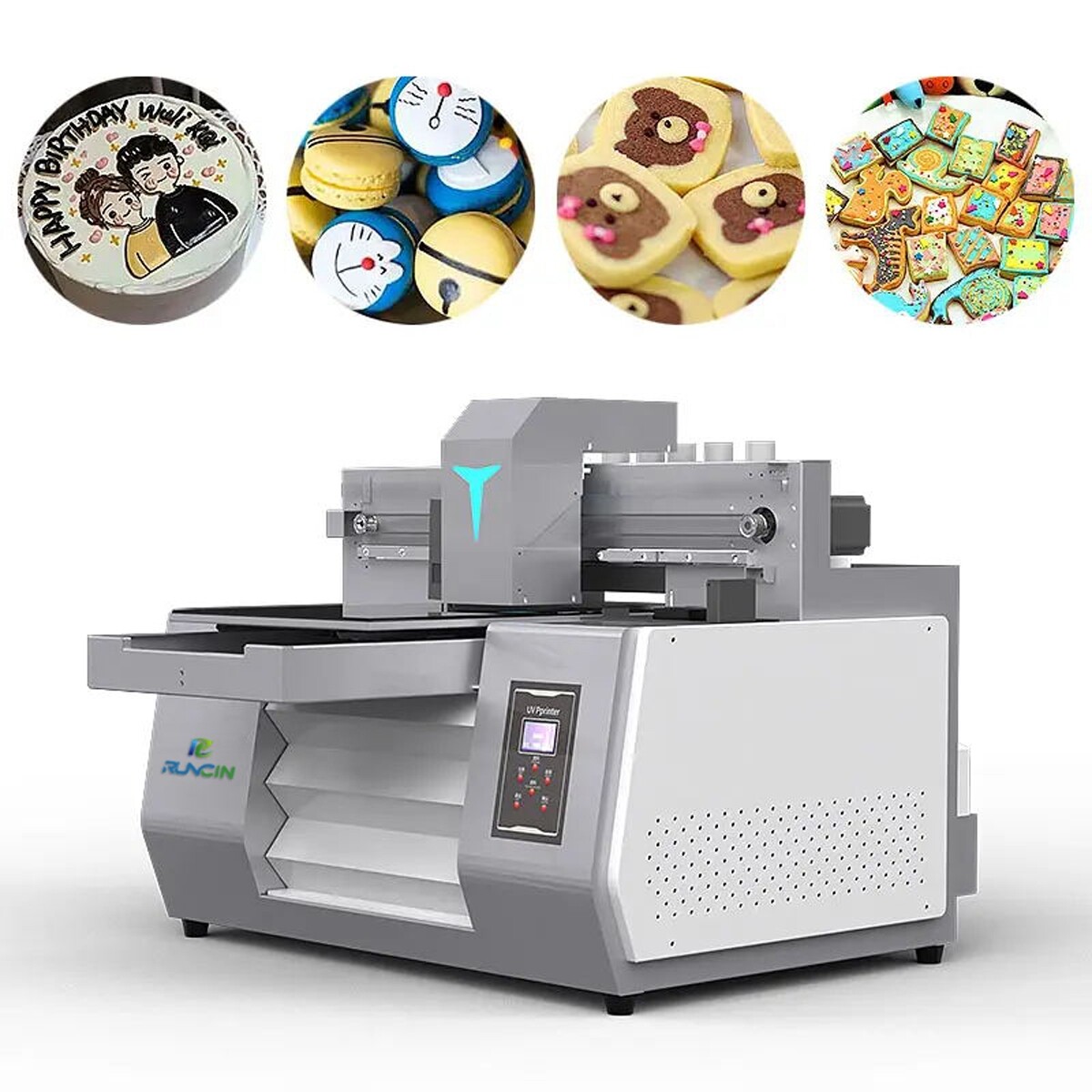 A3 Food Printer Mobile APP DIY Pictures Online Customize Macaron Biscuits Candy
