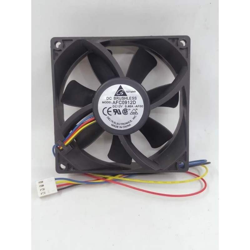 Delta AFC0912D-AF00 9CM 9025 12V 0.46A 4-Wire PWM Case Cooling Fan