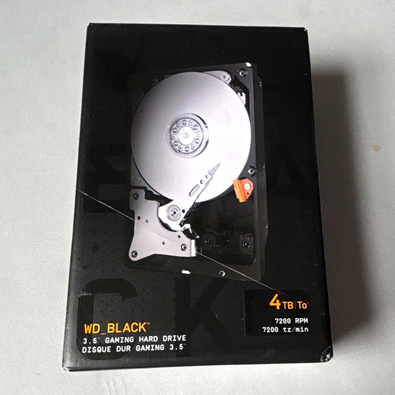 Western Digital WD Black 4TB 3.5in 7200RPM Internal Desktop HDD, Black