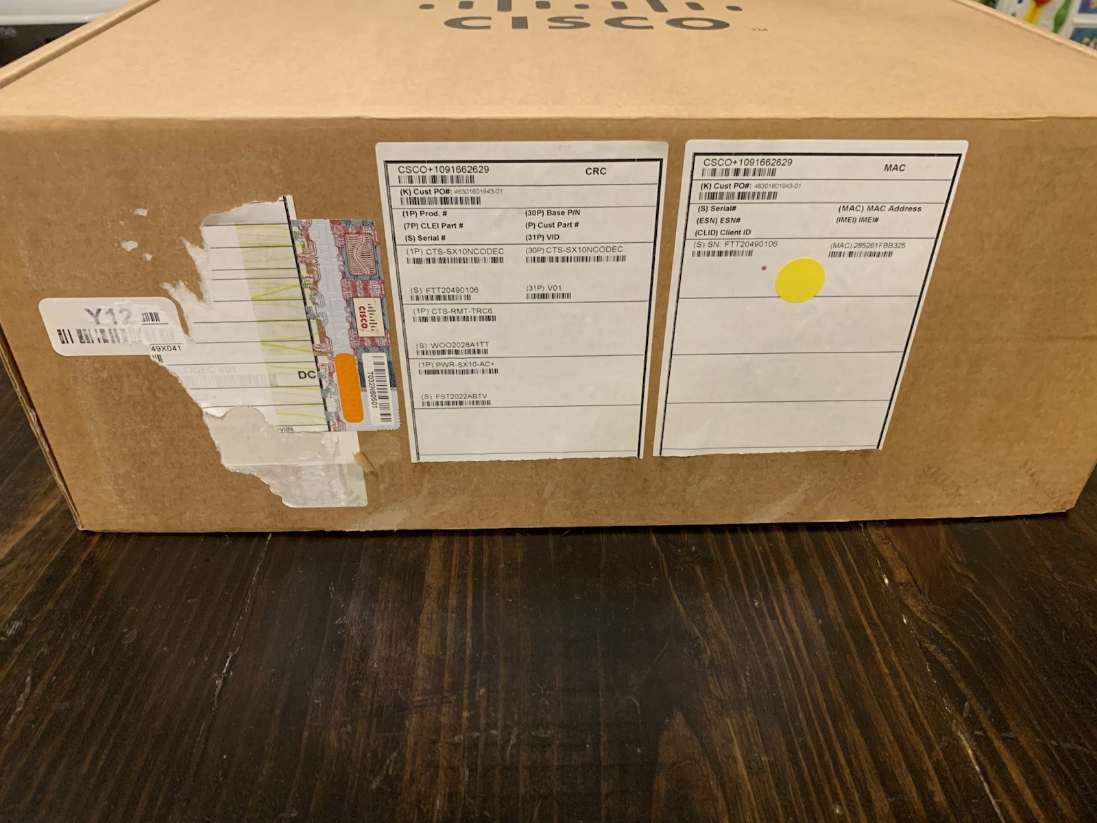 Cisco CTS-SX10-K9 TelePresence Video Conferencing SX10 New In Open Box