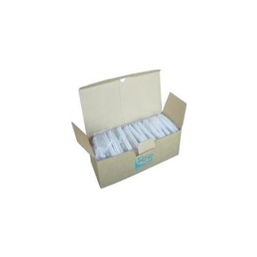 ICC 1-Port Single Gang Flat Faceplate 25 Pk - 1 x Socket(s) - 1-gang - White