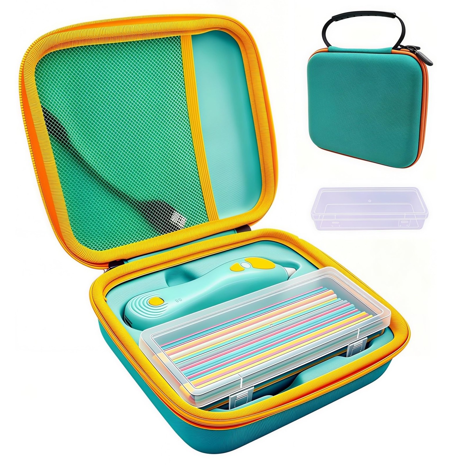 HarborCase Storage Case for 3Doodler Start+ Essentials 3D Pen, 2-in-1 EVA Org...