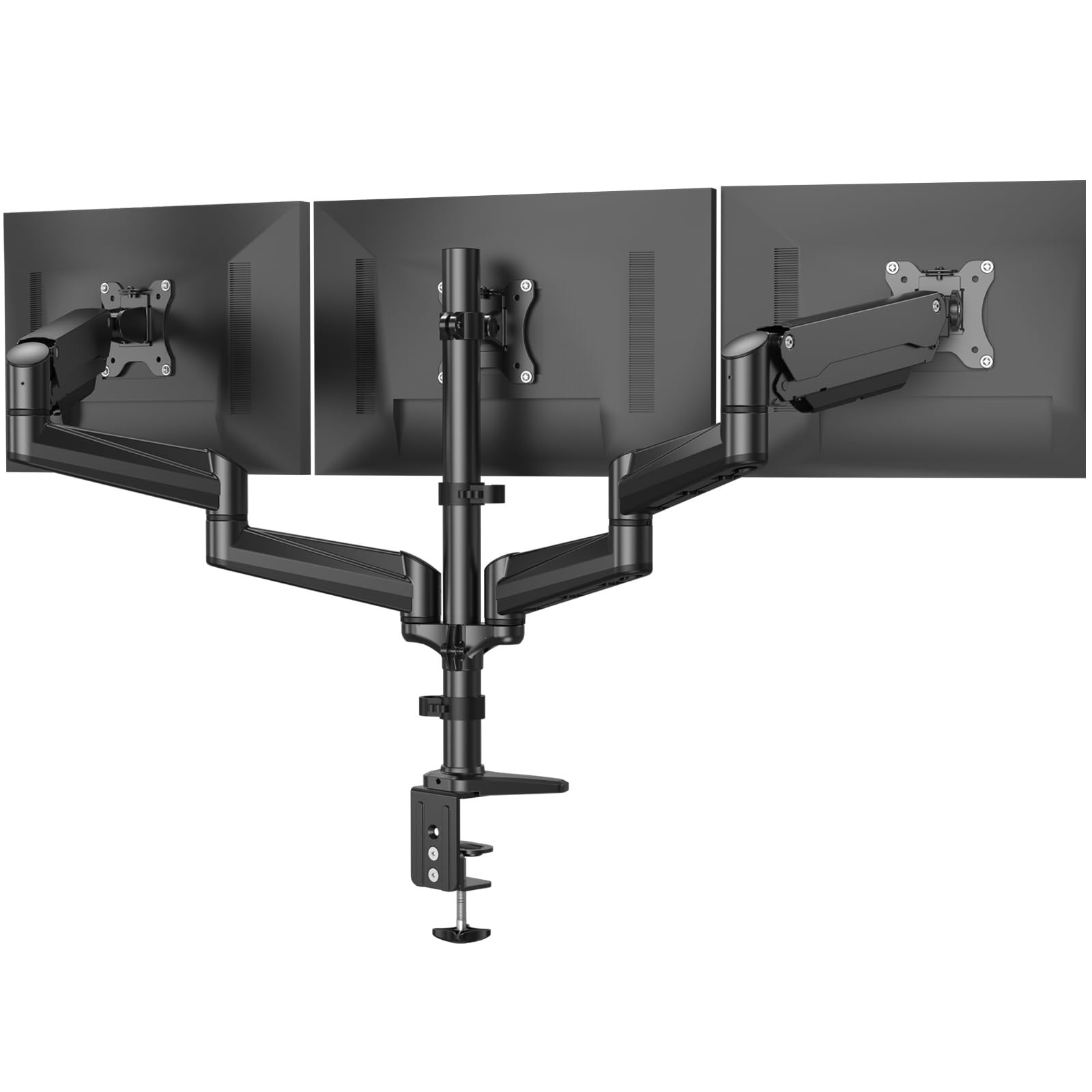 HUANUO Triple Monitor Mount for 17 to 32 inch Screens