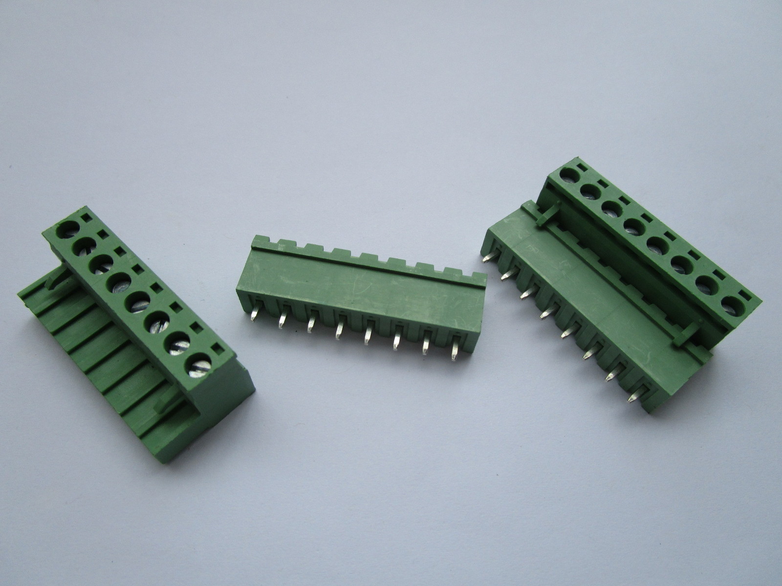 120 pcs 5.08mm Close Straight 8pin Screw Terminal Block Connector Pluggable Type