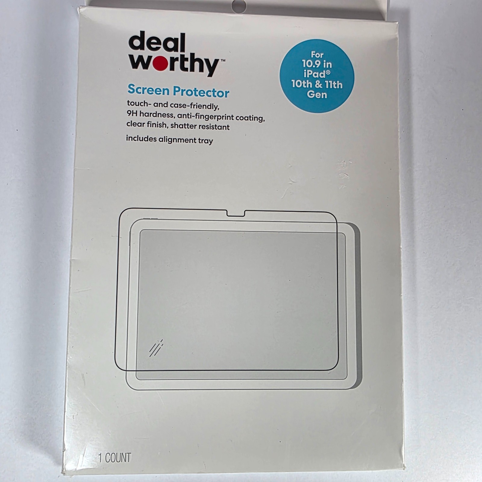 dealworthy™ iPad Screen Protector (10.9 in, iPad 10th & 11th Gen)