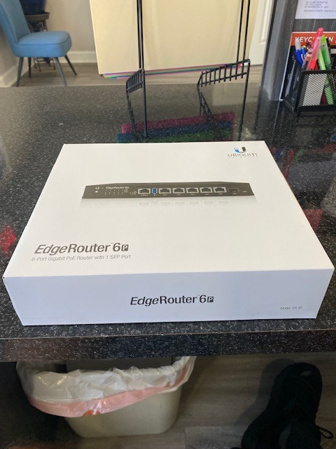 ubiquiti edgerouter 6p new