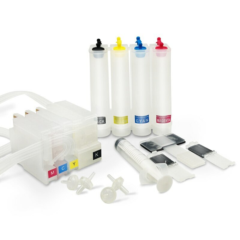 4-color HP 711 CISS ink tank set with ARC chips for DesignJet T120 T520