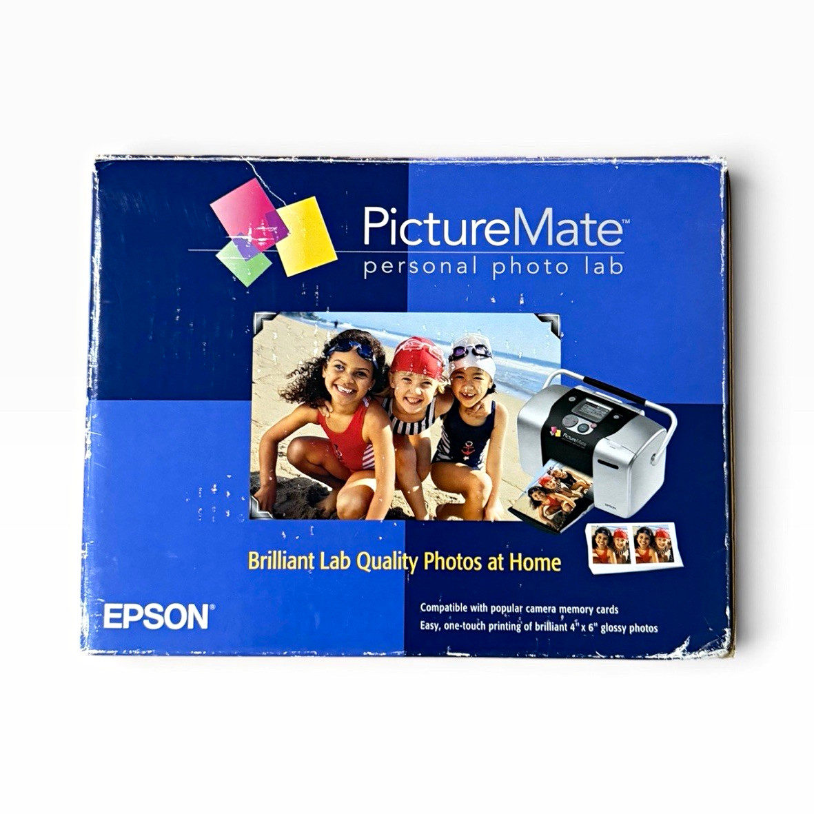 Epson PictureMate Portable Inkjet Color 4x6 Photo Printer USB C11C556001