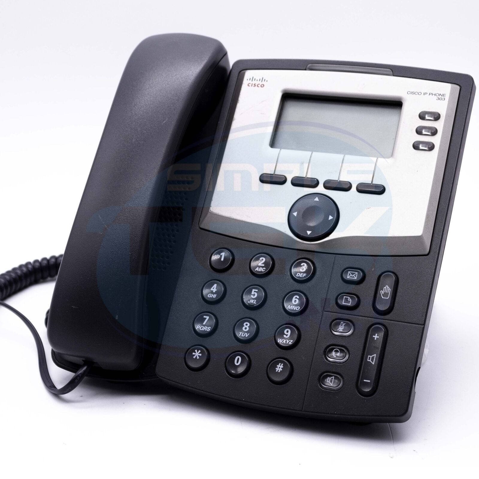 Cisco Spa 10.7oz2 Phone IP Voip A 3 Lines With Display And Port P Reconditioned