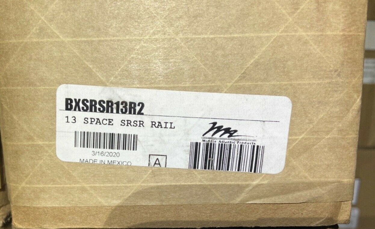 MIDDLE ATLANTIC BXSRSR13R2, 13 RMU RAILS FOR SRSR RACKS