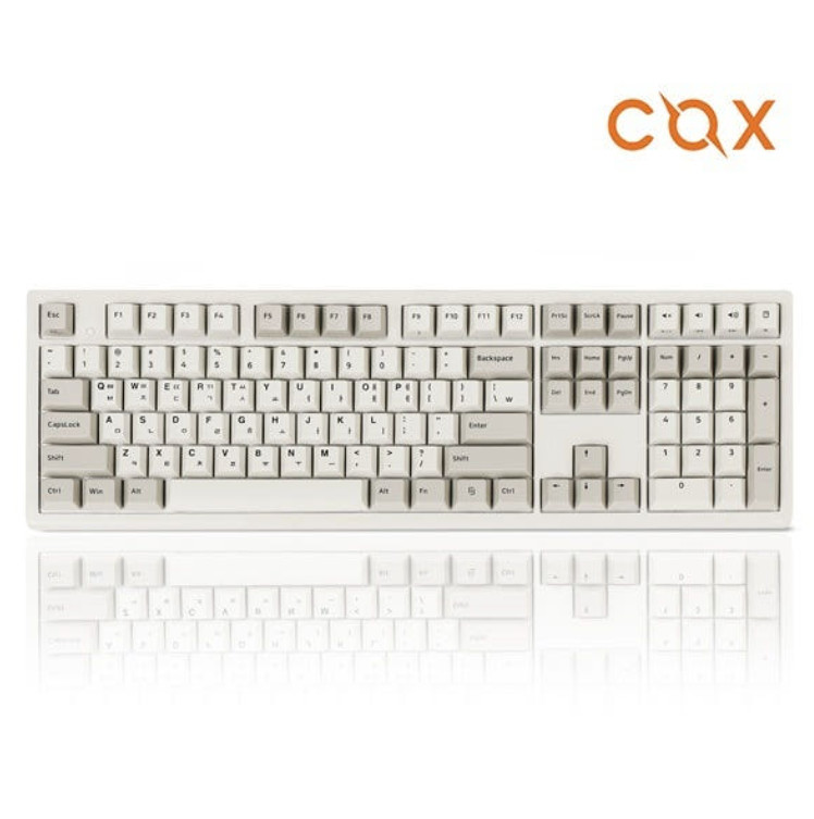 COX Empress Original Retro Capacitance Non Contact Waterproof Keyboard ENG KOR