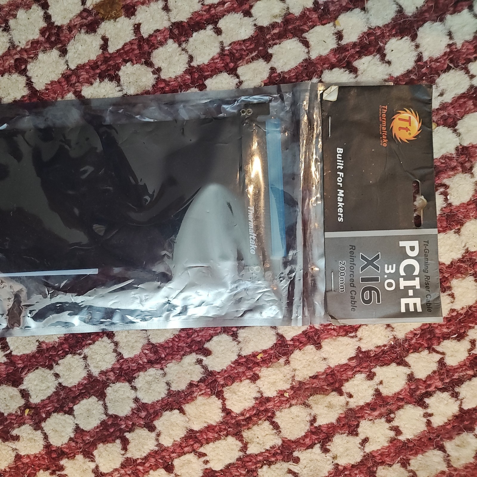 Thermaltake, PCI-E, 3.0, X16, 200ml, Tt Gaming Riser Cable - NEW SEALED