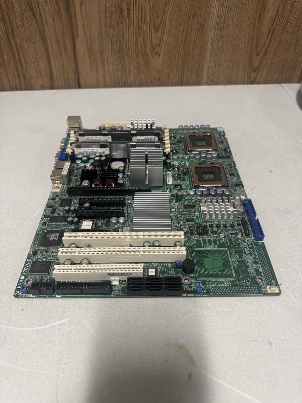 Supermicro X7DVA-E Dual LGA771 Server Motherboard w/ RAM Untested