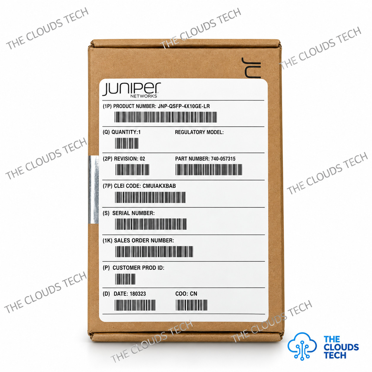 Brand New Sealed Juniper JNP-QSFP-4X10GE-LR QSFP+ to 4x10G LR Transceiver -