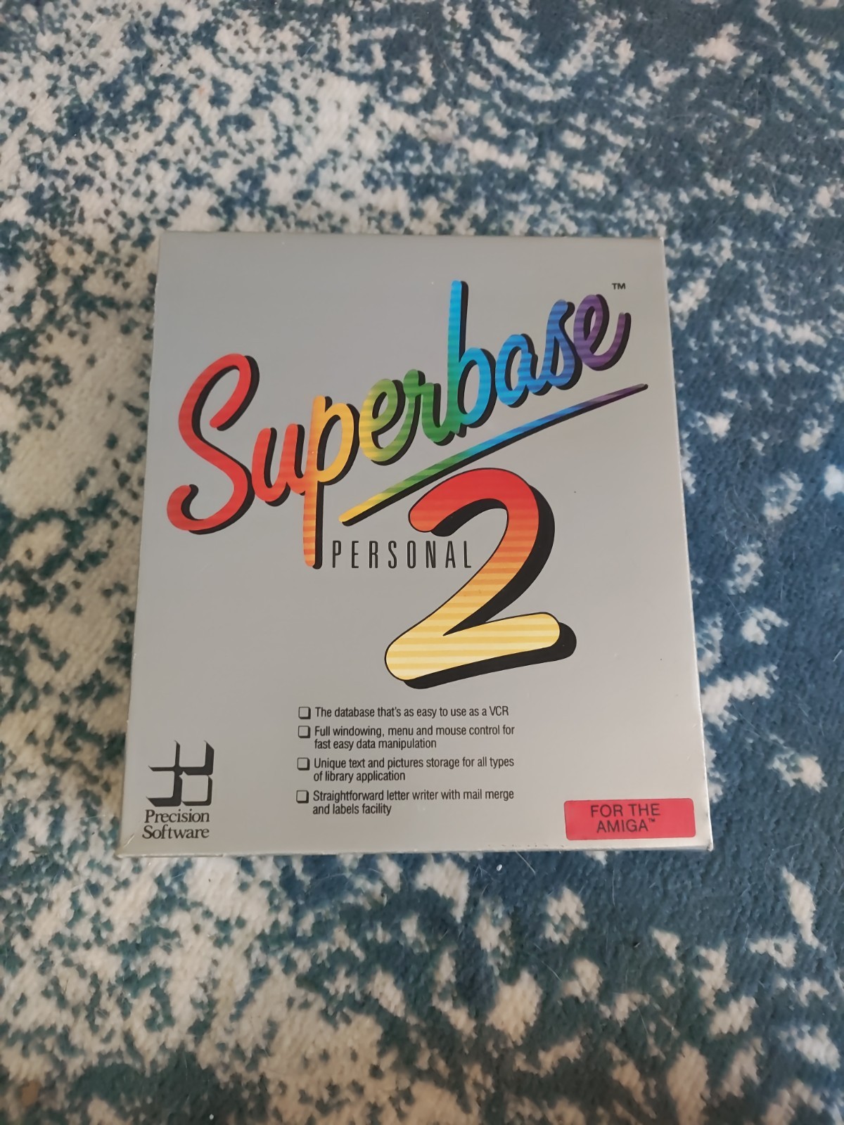 SUPERBASE 2 PERSONAL Precision Software Commodore Amiga Vintage