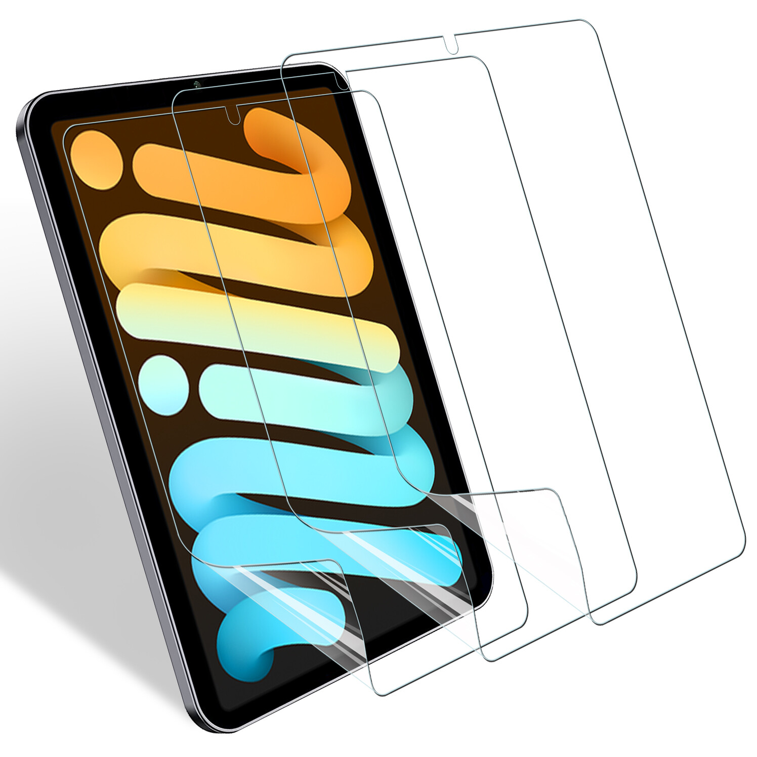 Premium 3pcs Clear Screen Protector For iPad 9th. 10.2" 2025, Pencil Compatible