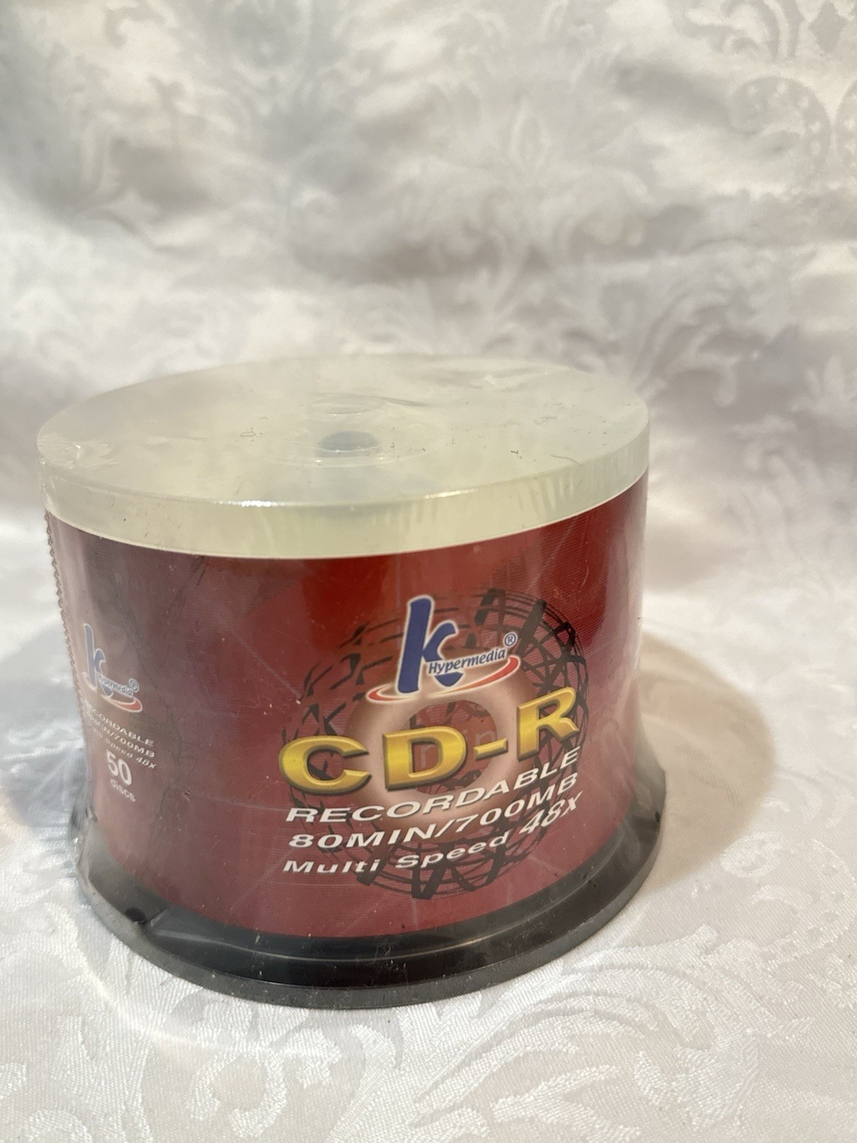 Package of 50 CD-R Discs Recordable 80 Min/700MB Multi-Speed 48X NIP