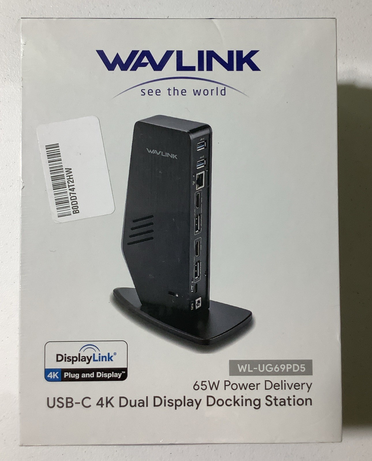 Wavlink USB-C Docking Station 65W with Dual 4K Display WL-UG69PD5 NEW