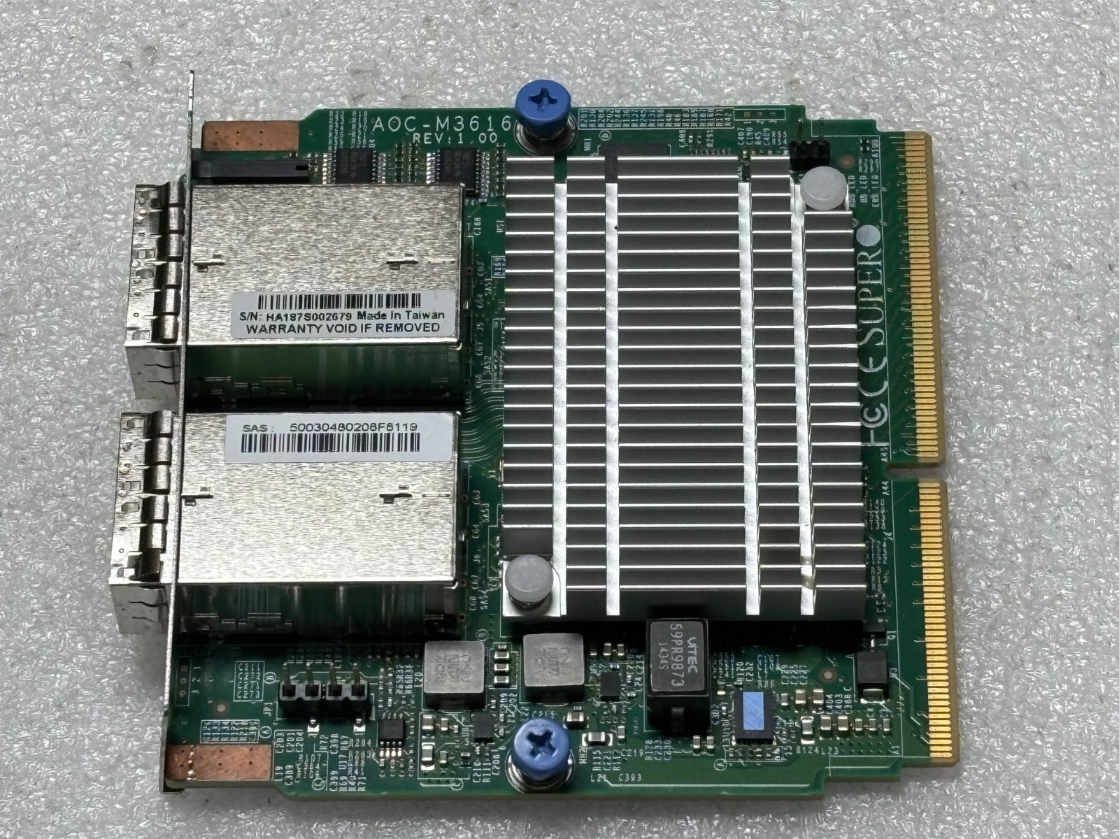 Supermicro Add-on 16-Port SAS-3 SIOM-Controller AOC-M3616