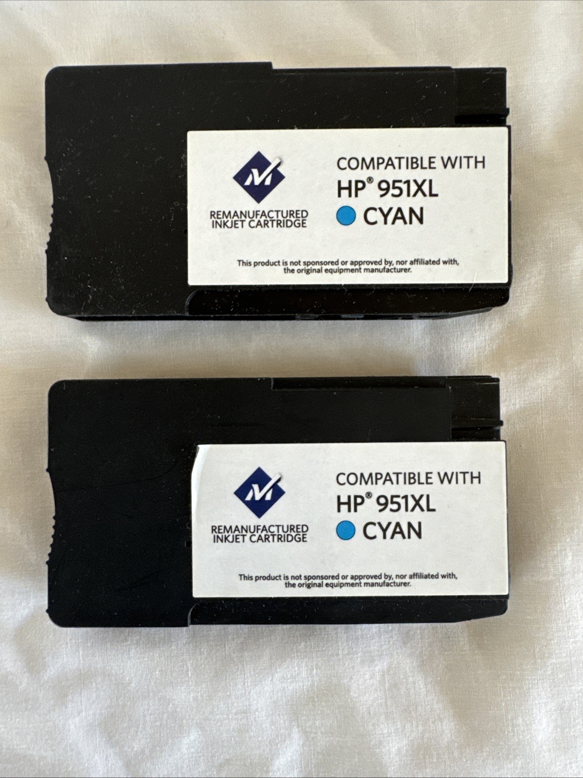 2-Members Mark / Sam’s Club ￼ 951 XL Ink Cartridge CYAN (BLUE)