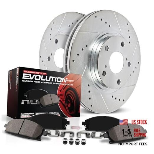 Power Stop K7689 Front Z23 Evolution Sport Brake Upgrade Kit For Mazda CX-5