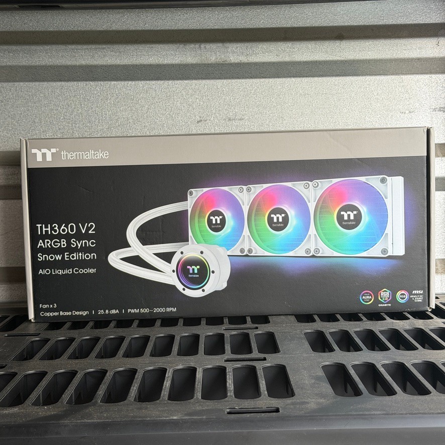 Thermaltake TH360 V2 ARGB Sync Snow Edition 360mm AIO CPU Liquid Cooler White