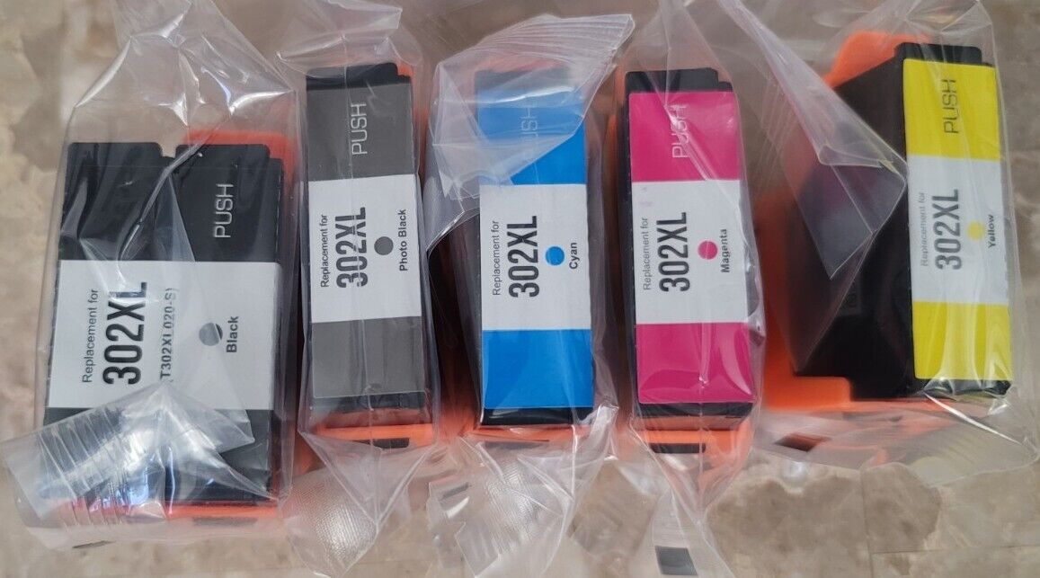 LEMERO Ink Cartridge Replacement for Epson 302 XL 302XL T302XL...