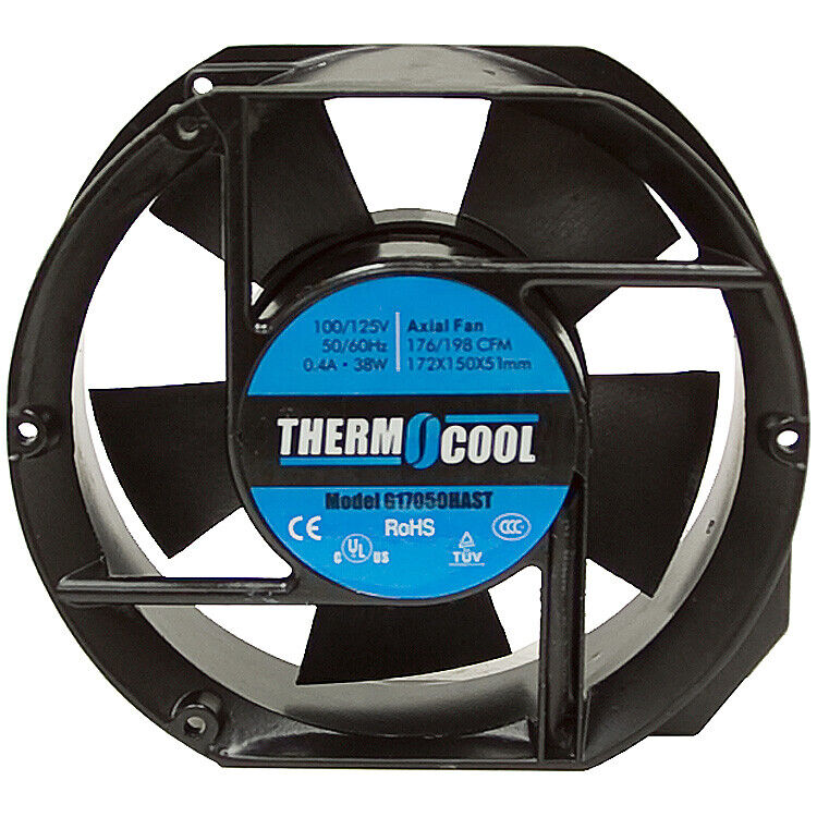 Thermocool G17050 Axial Fan, 198 CFM, 115 Volt AC  16-1366
